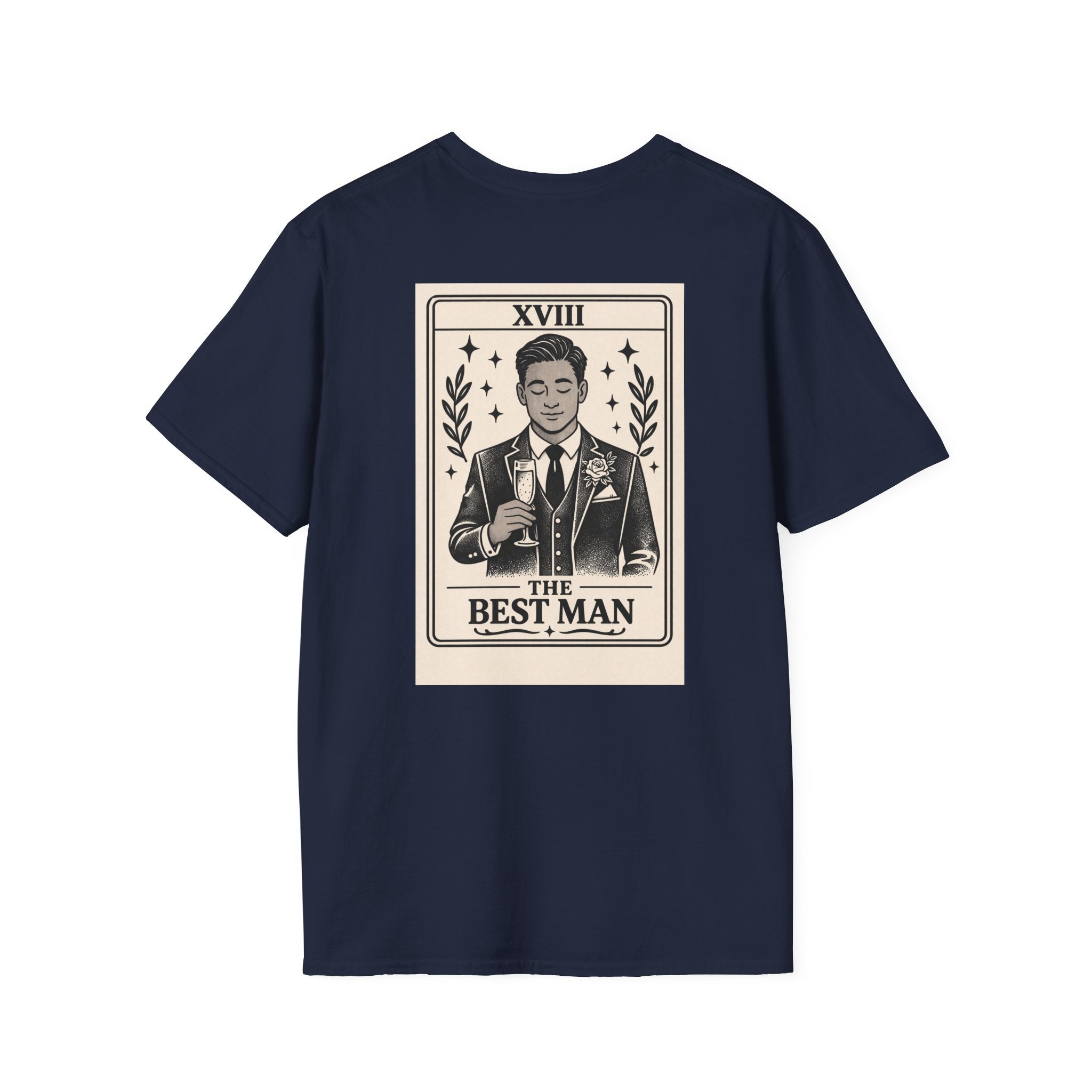 The Best Man Tarot Card T-Shirt | Groomsmen Wedding Party Tee