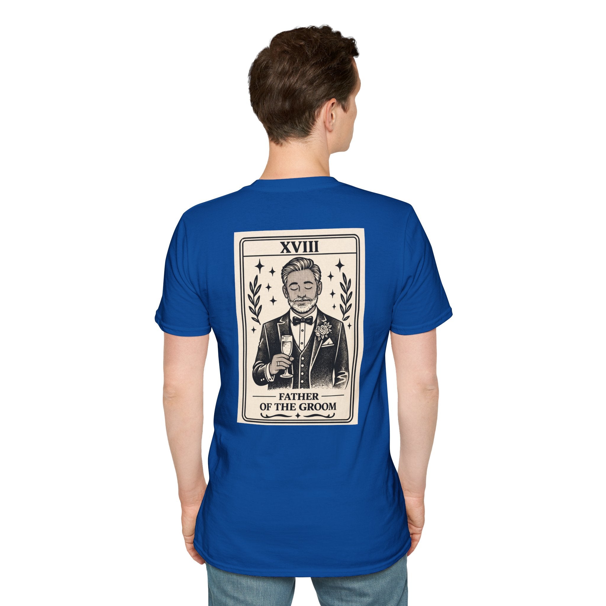 Father of the Groom T-Shirt | Tarot Card Illustration, Wedding Party Shirt