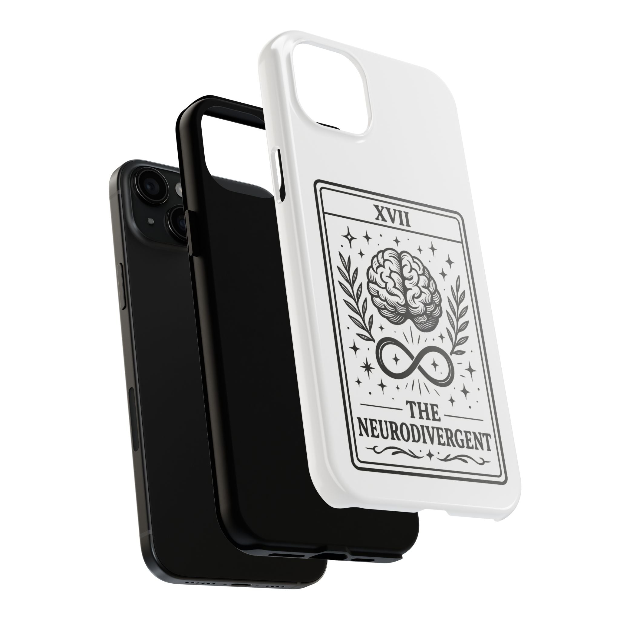 The Neurodivergent Tarot Brain phone case | iPhone Samsung tough case