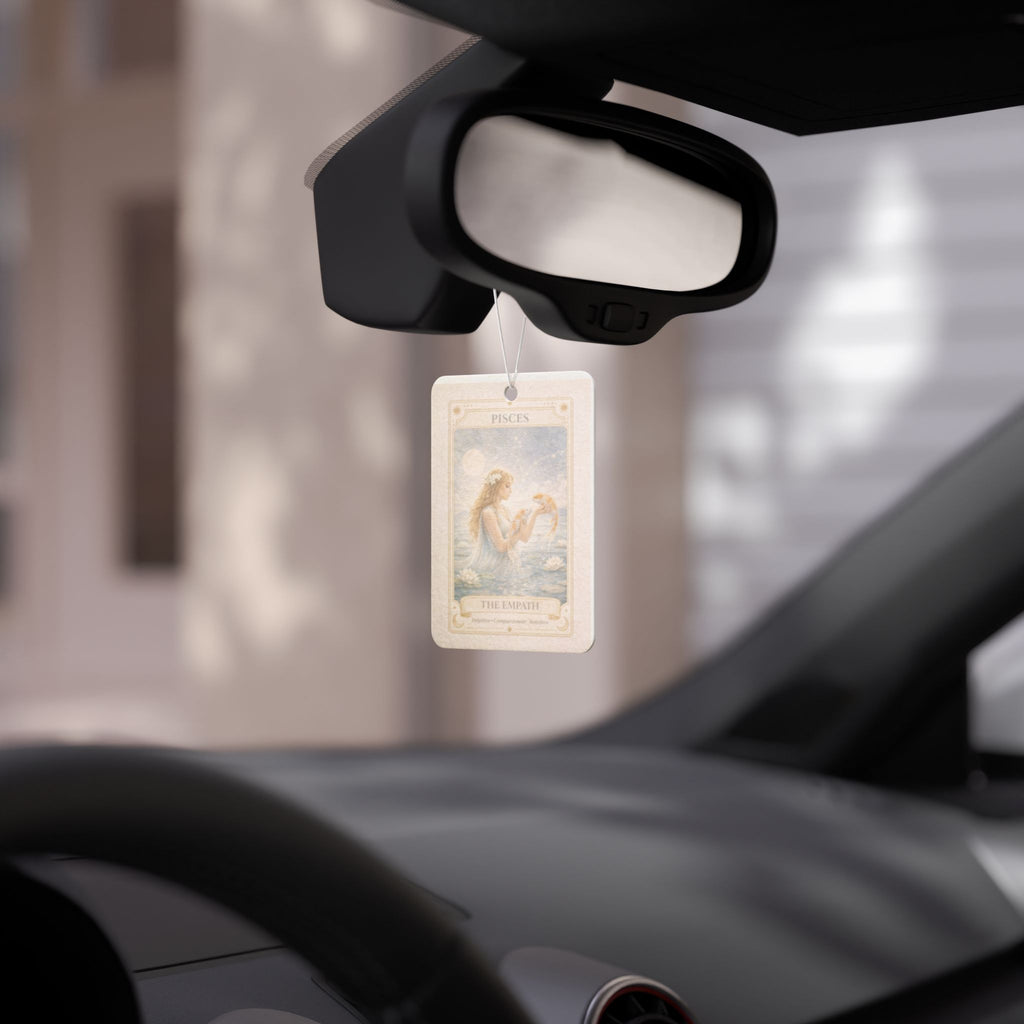 Pisces Tarot The Empress Car Air Freshener | Zodiac Astrology Decor