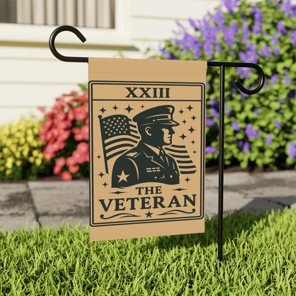 The Veteran Garden Flag | House Banner, Patriotic Military Design