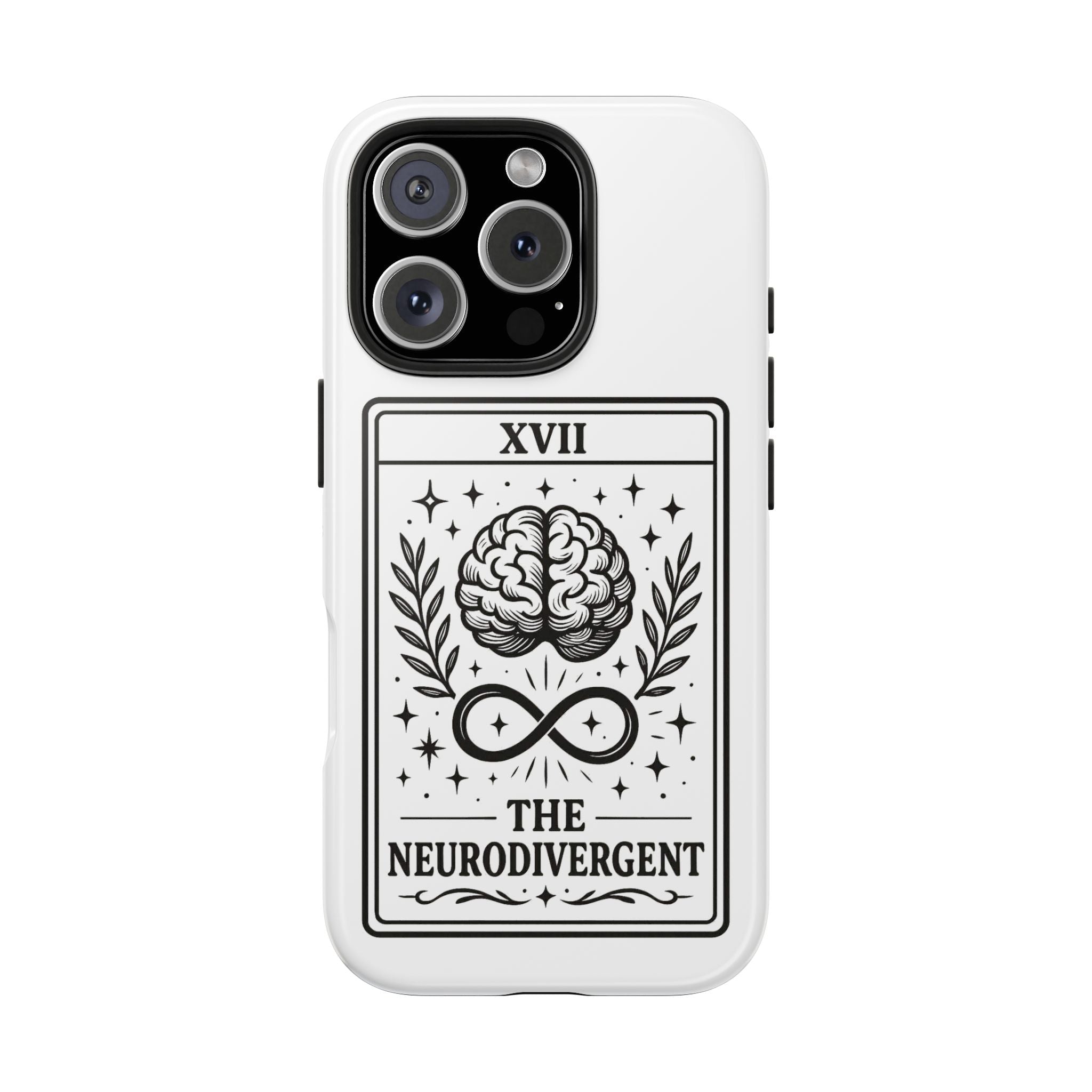 The Neurodivergent Tarot Brain phone case | iPhone Samsung tough case