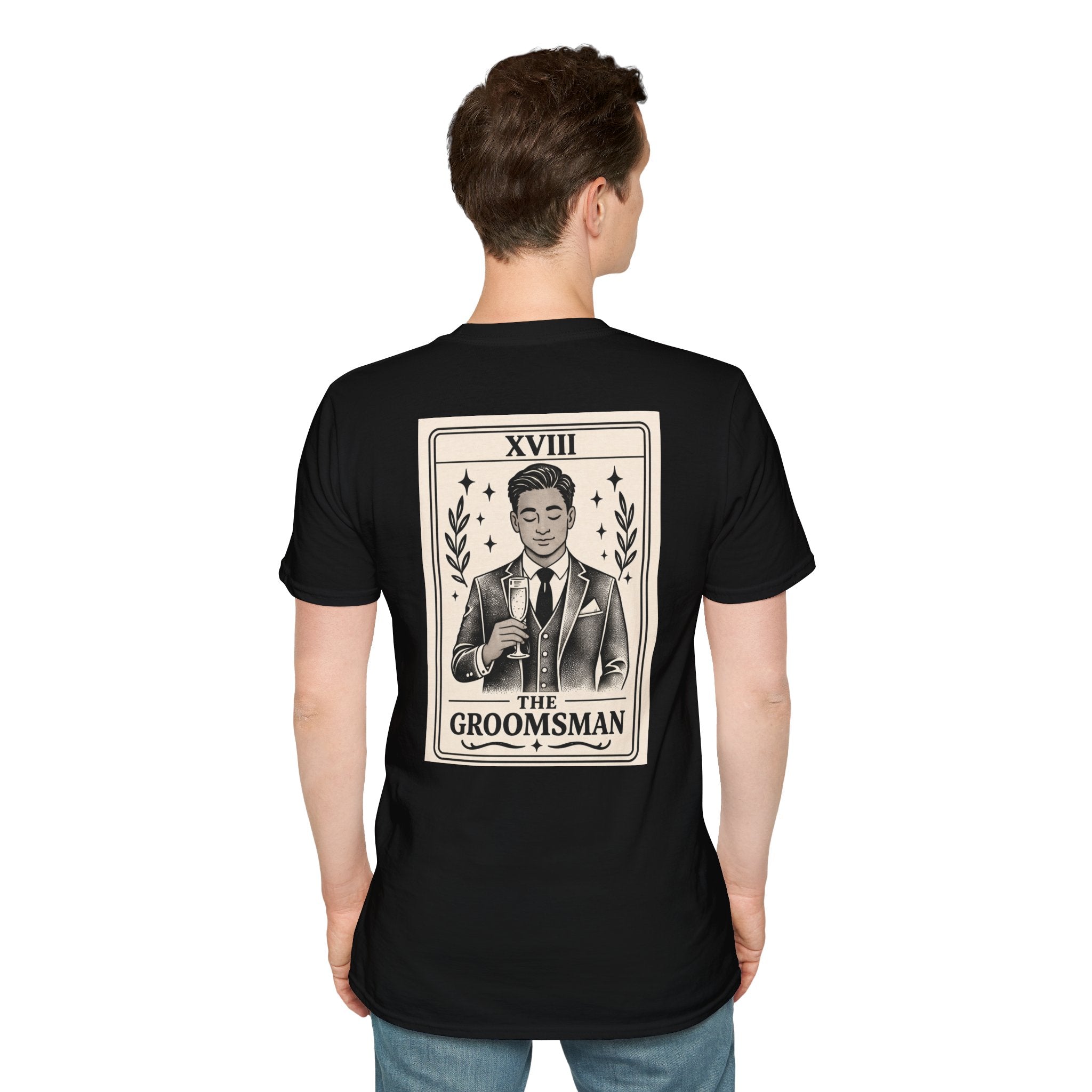 The Groomsman T-Shirt | Tarot Card Groom Illustration
