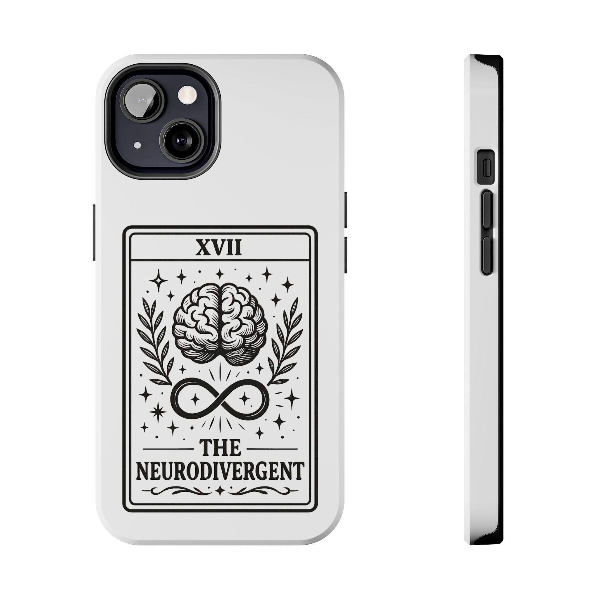 The Neurodivergent Tarot Brain phone case | iPhone Samsung tough case