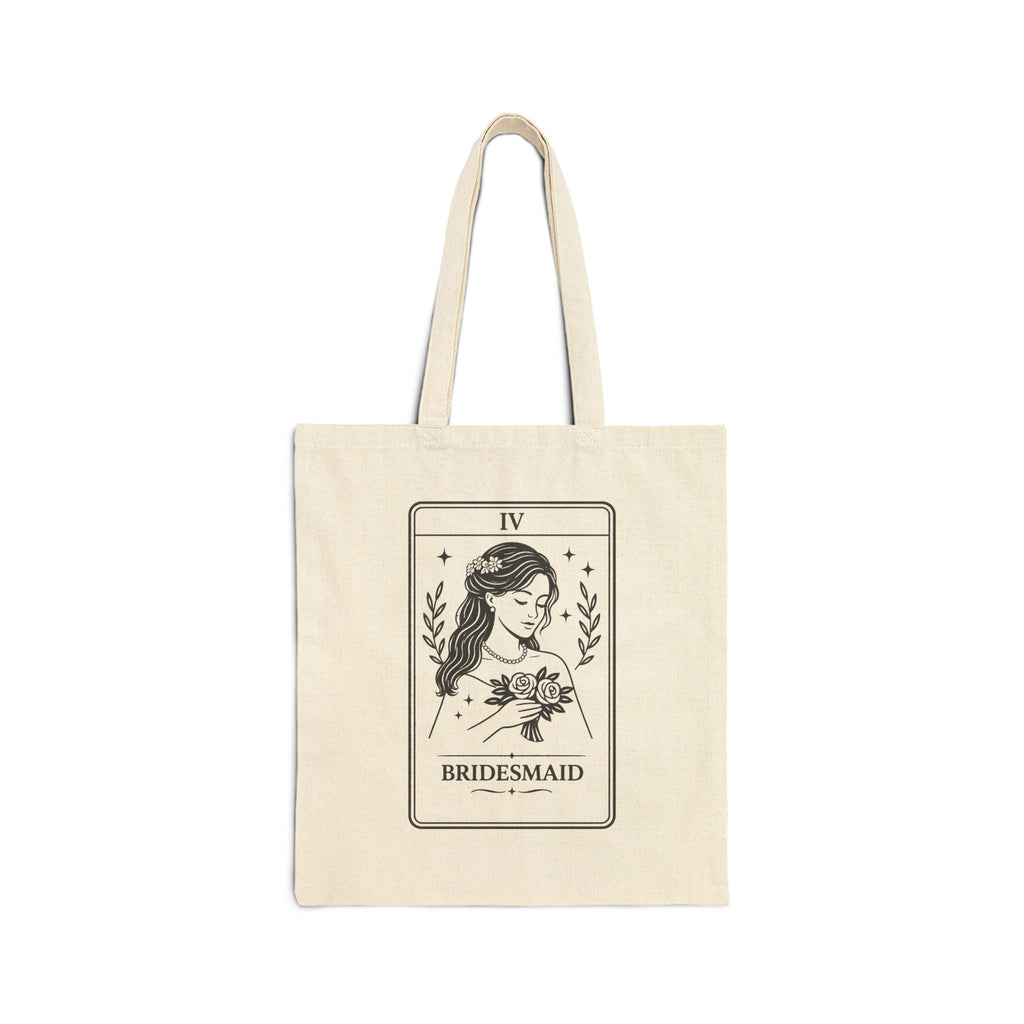 Tarot Bridesmaid Illustration Tote | Bridal Party Tarot Card Tote