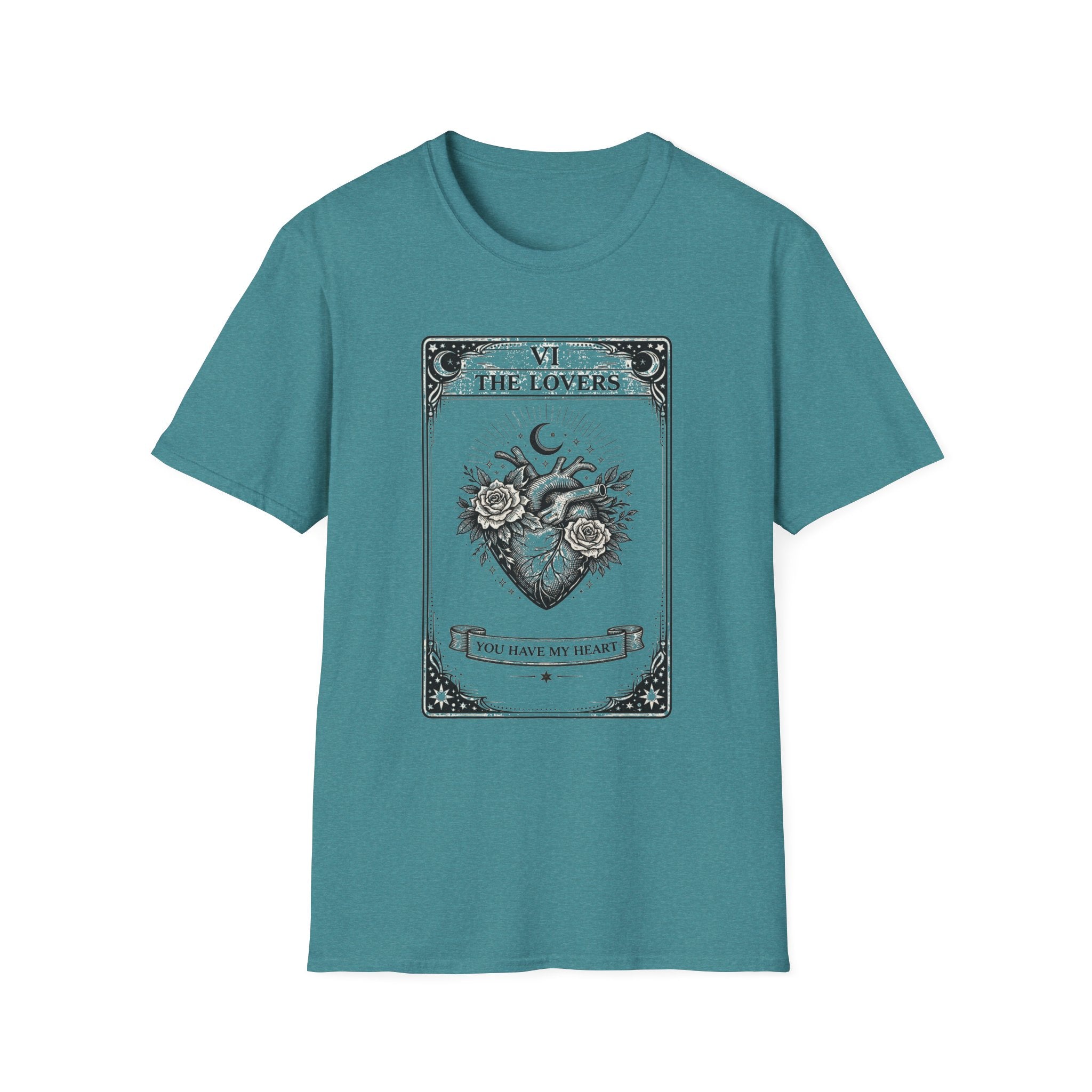 The Lovers Tarot Shirt You Have My Heart T Shirt Romantic Gift Vintage Tarot Graphic Tee