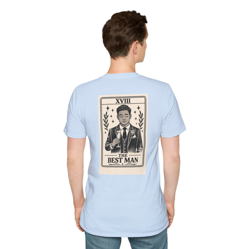 The Best Man Tarot Card T-Shirt | Groomsmen Wedding Party Tee
