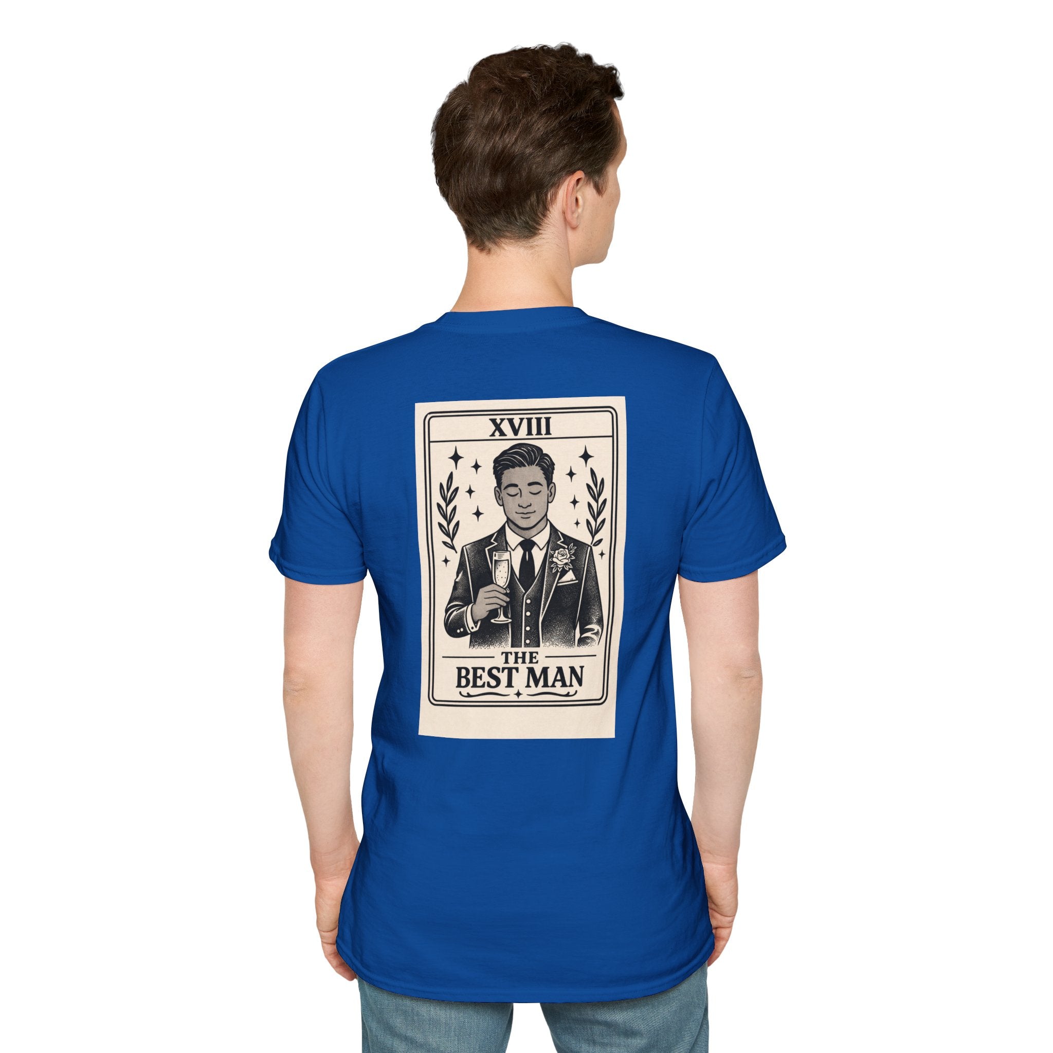 The Best Man Tarot Card T-Shirt | Groomsmen Wedding Party Tee