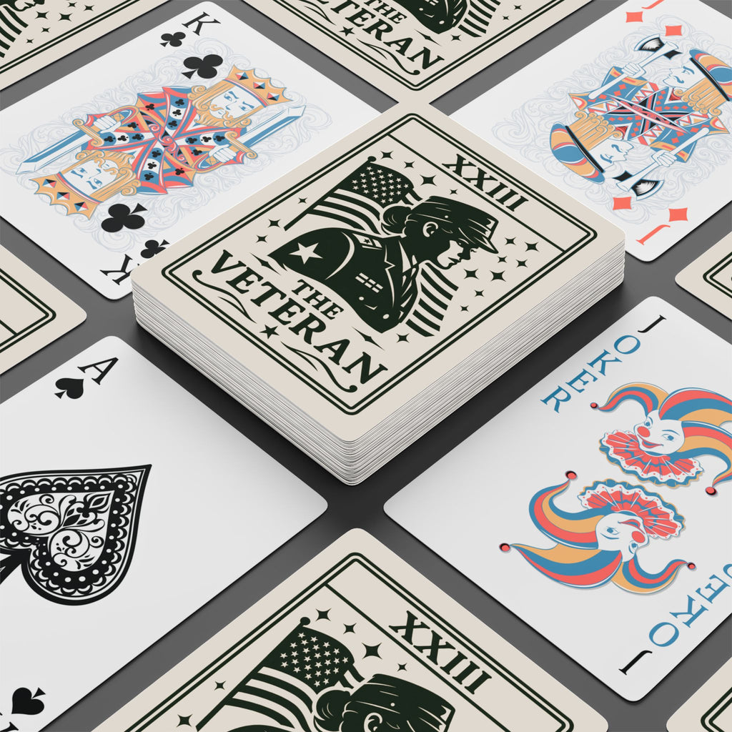 The Veteran playing cards, Poker Playing Cards | Military patriotic deck