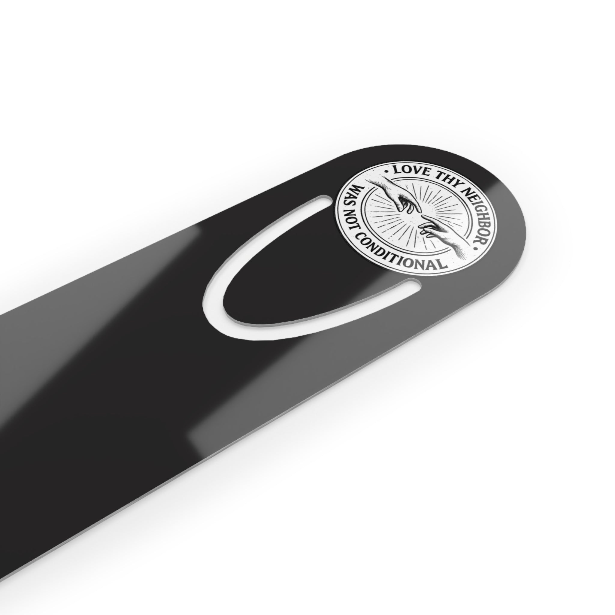 Love Thy Neighbor Illustration Bookmark | Metal Slim Corner Page Marker