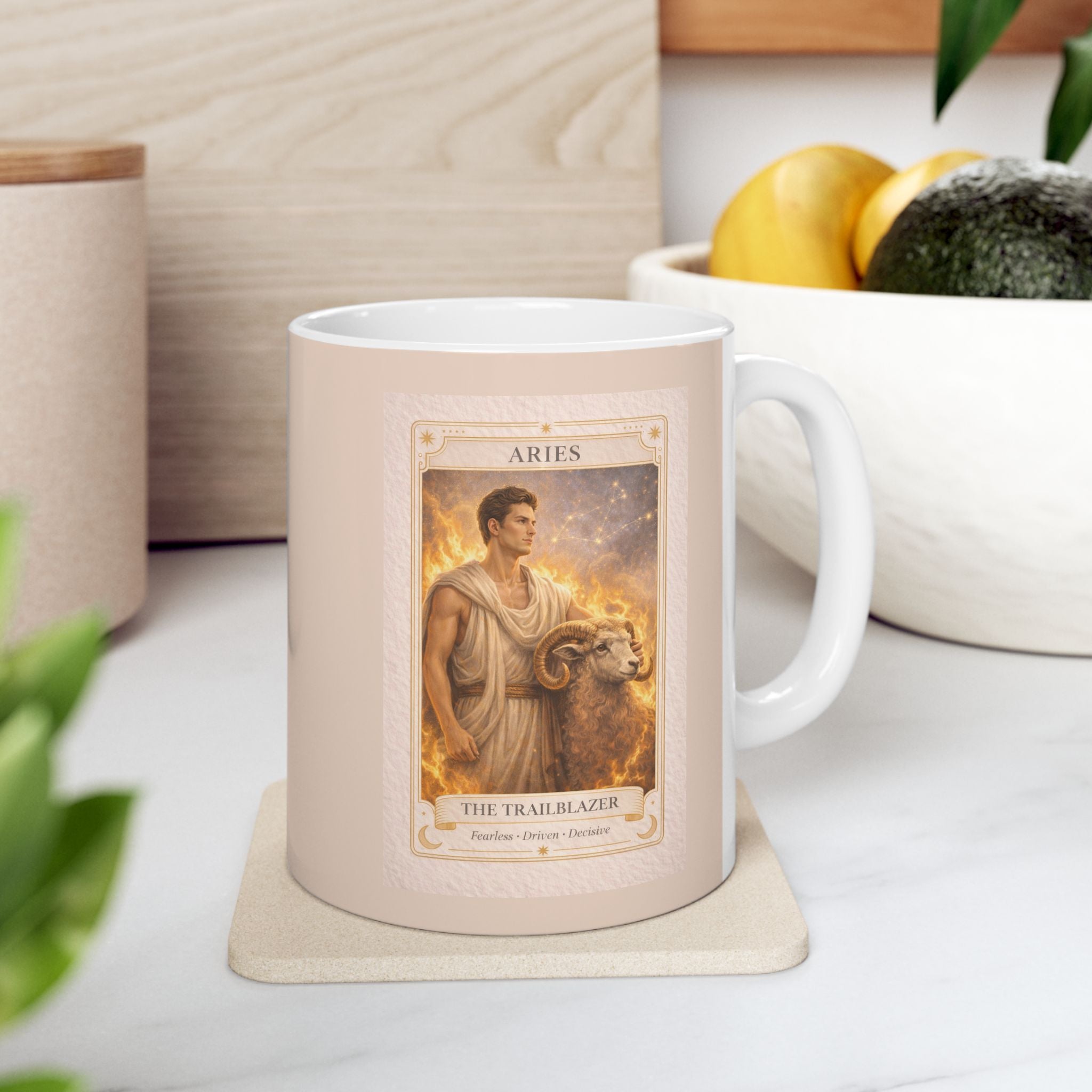 Aries Coffee Mug for Men - Aries Zodiac Mug - Aries Gift for Him - Astrology Mug - Horoscope Mug - Zodiac Coffee Mug - Aries Birthday Gif