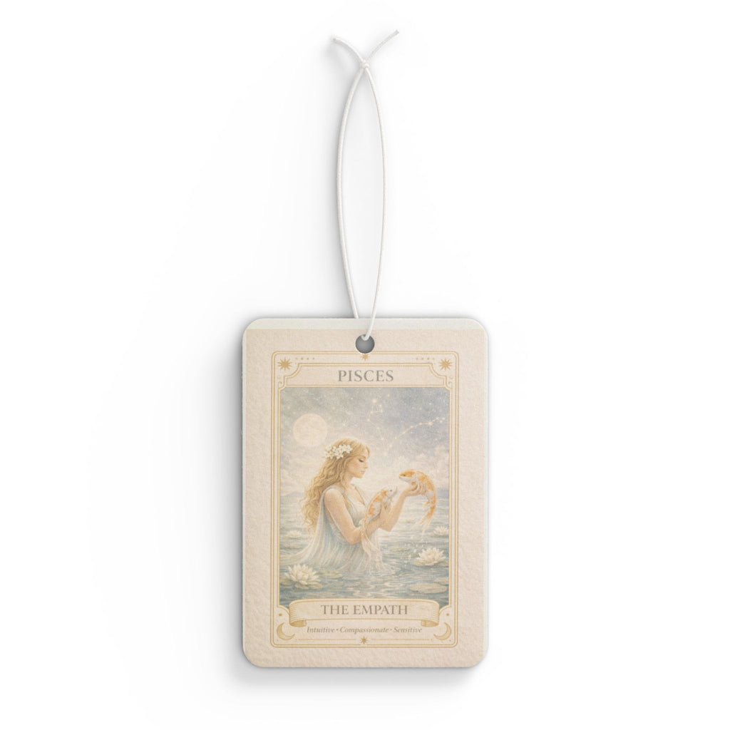 Pisces Tarot The Empress Car Air Freshener | Zodiac Astrology Decor