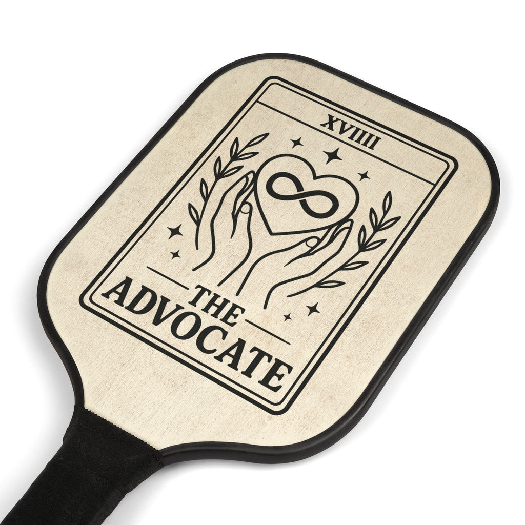 Tarot 'The Advocate' Pickleball Paddle | Pickleball Kit, Tarot Card Design
