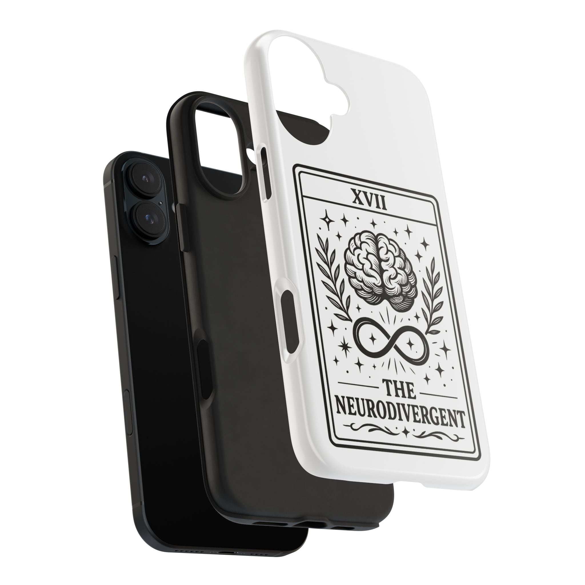 The Neurodivergent Tarot Brain phone case | iPhone Samsung tough case