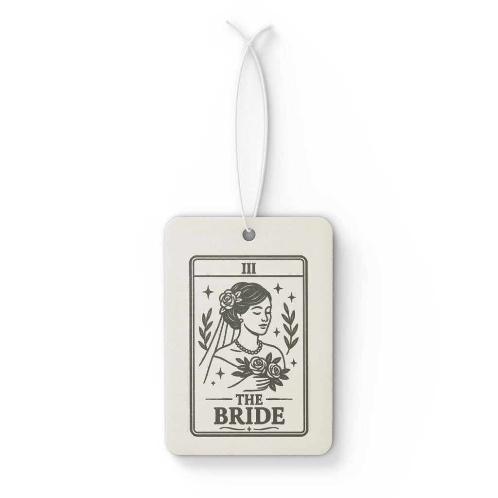 Tarot Bride Illustration Car Air Freshener | Bridal Tarot Card Scent