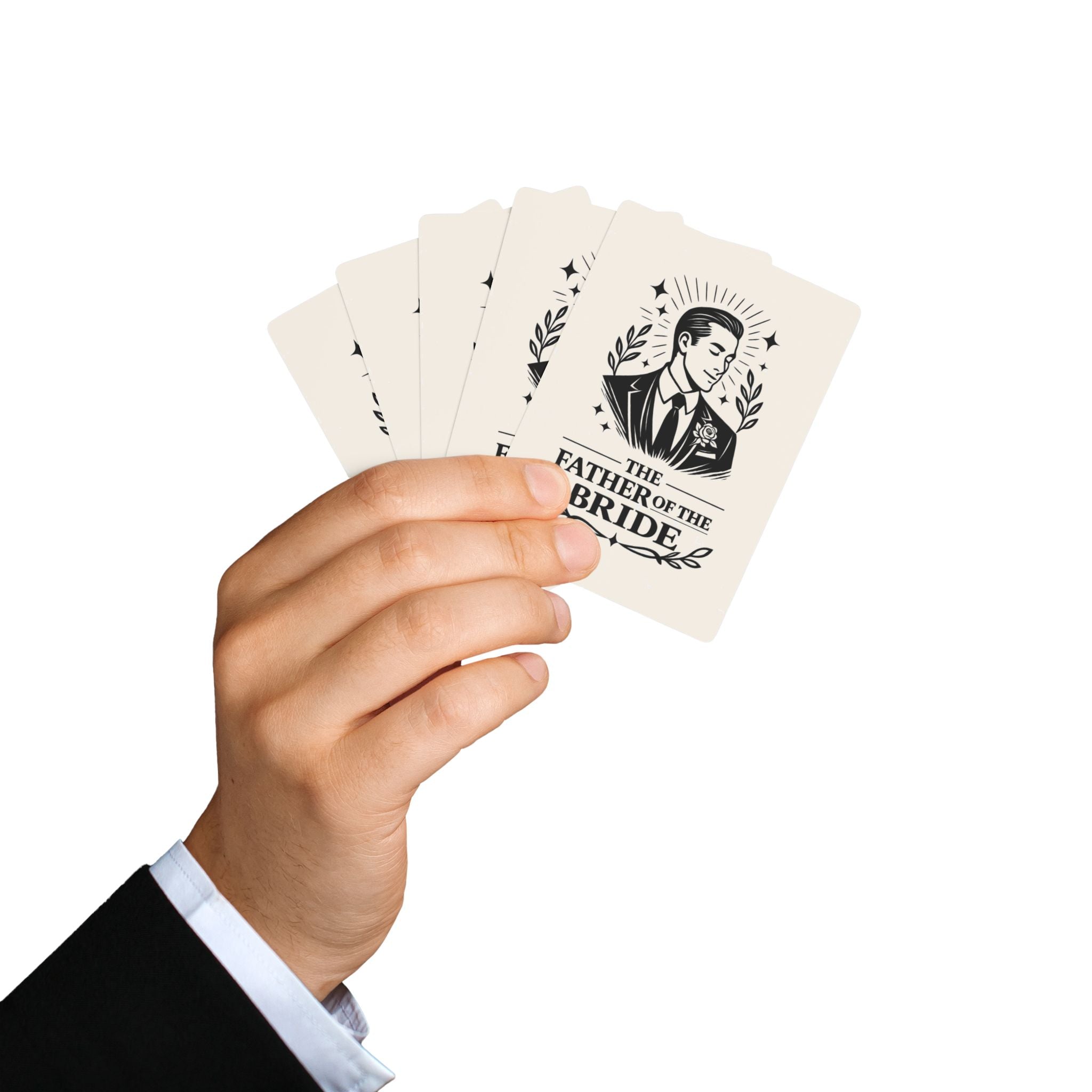 Father of the Bride Poker Playing Cards | Wedding Groomsmen Deck
