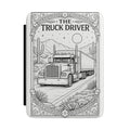 The Truck Driver illustration Kindle Case | Semi Truck Desert Route