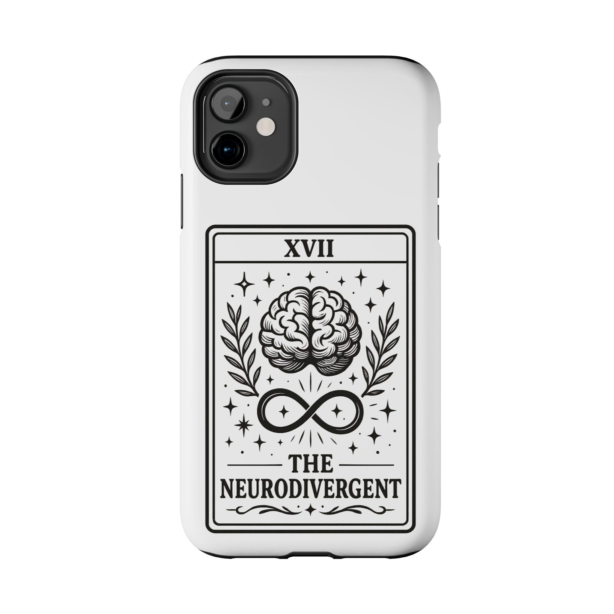 The Neurodivergent Tarot Brain phone case | iPhone Samsung tough case