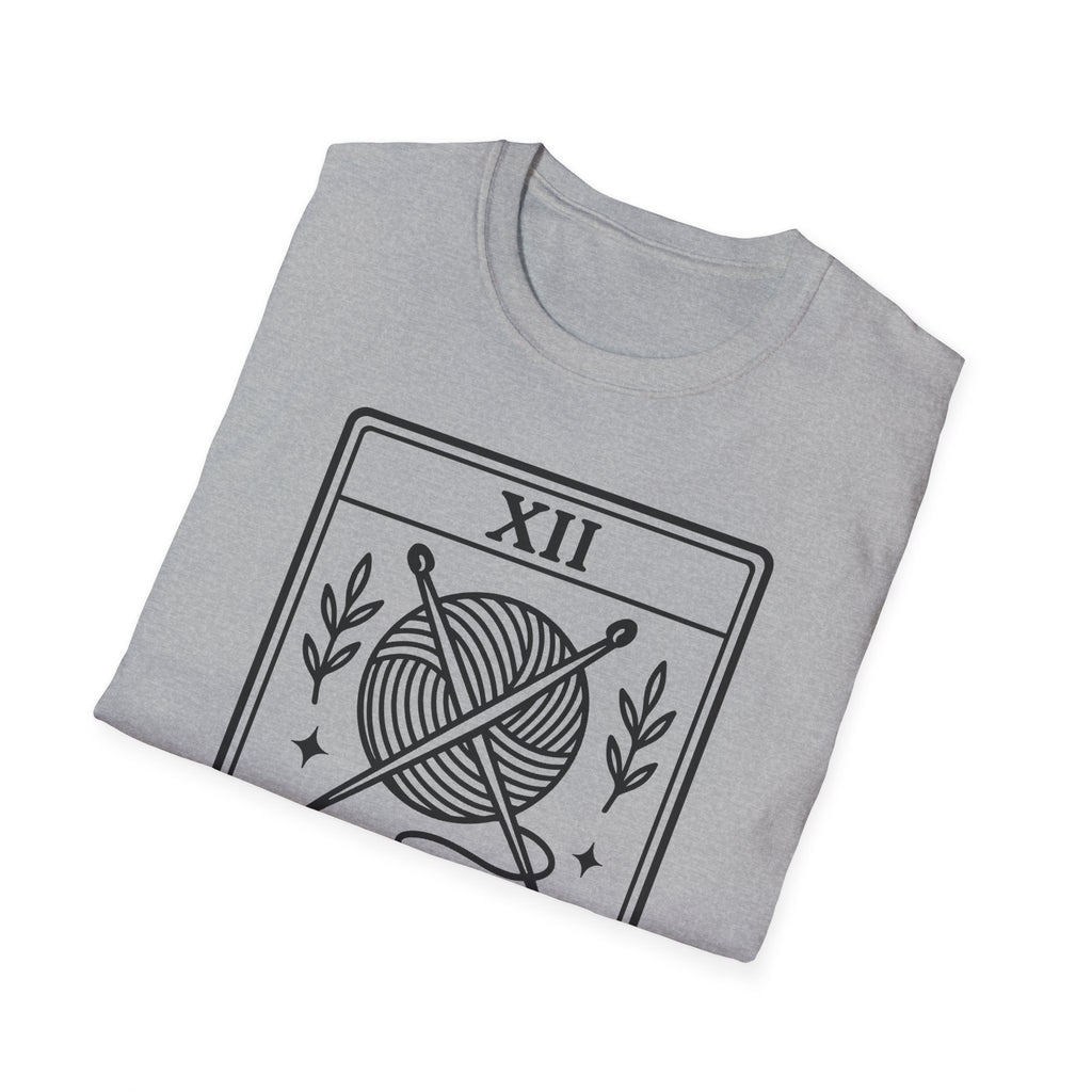 Knitter Shirt Tarot Card, Knitting Gift, Yarn Lover Shirt, Knitting Lover Tee, Knit Gift Idea, Craft Shirt, Knitter Aesthetic