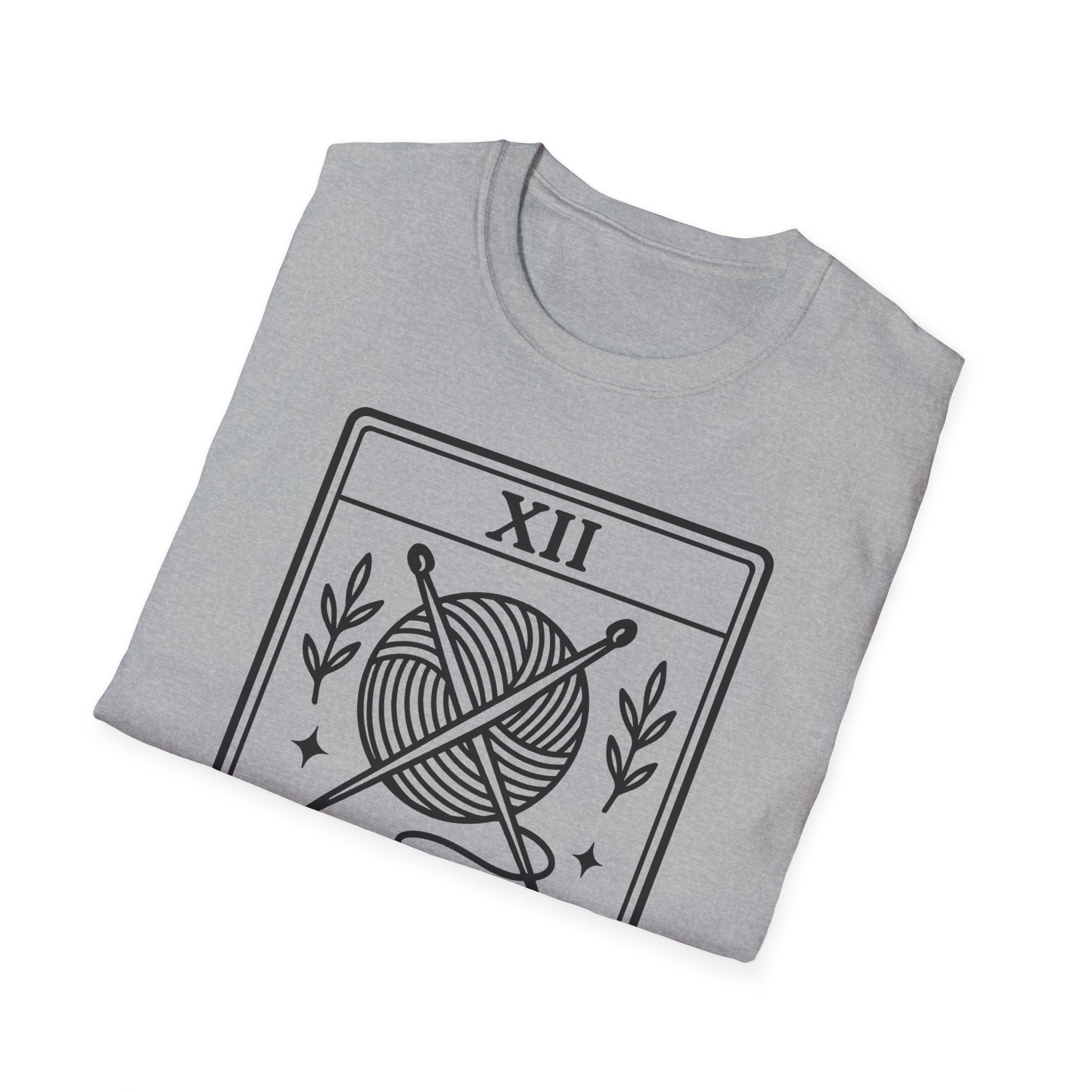 Knitter Shirt Tarot Card, Knitting Gift, Yarn Lover Shirt, Knitting Lover Tee, Knit Gift Idea, Craft Shirt, Knitter Aesthetic