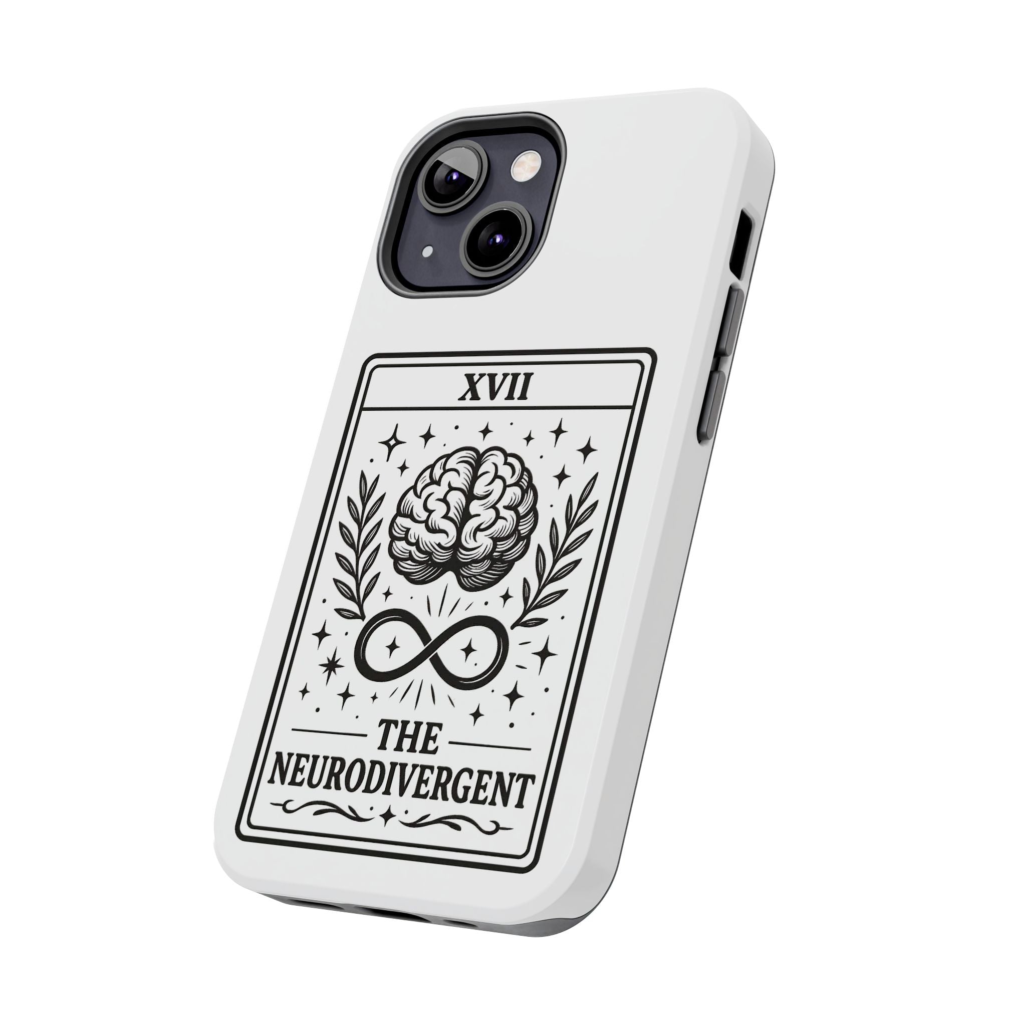 The Neurodivergent Tarot Brain phone case | iPhone Samsung tough case