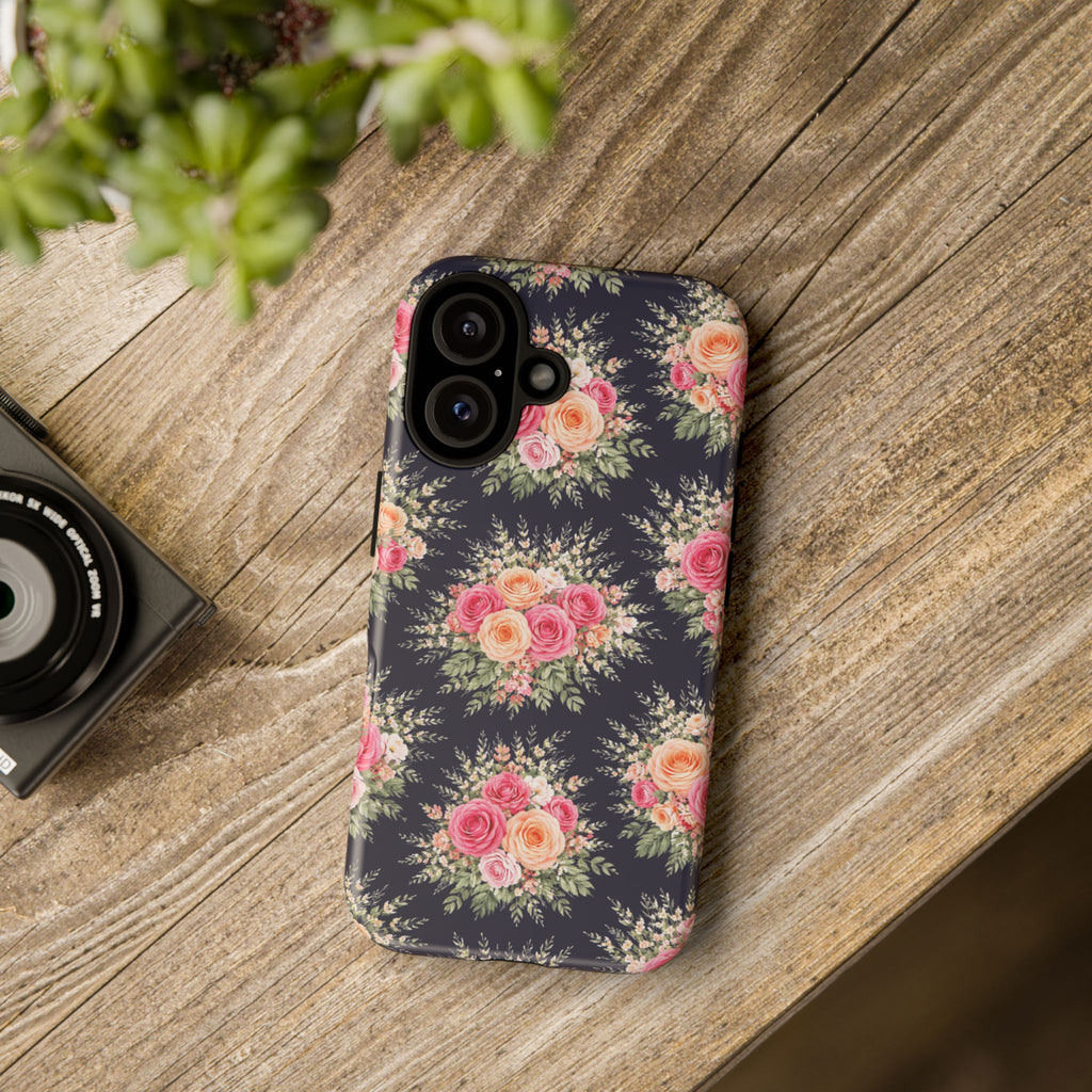 Vintage Rose Bouquet Phone Case | Floral iPhone Cover