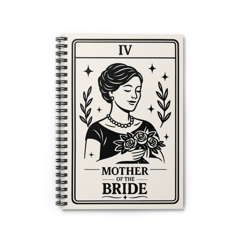 Mother of the Bride Spiral Notebook | Tarot Card Style Ruled Journal