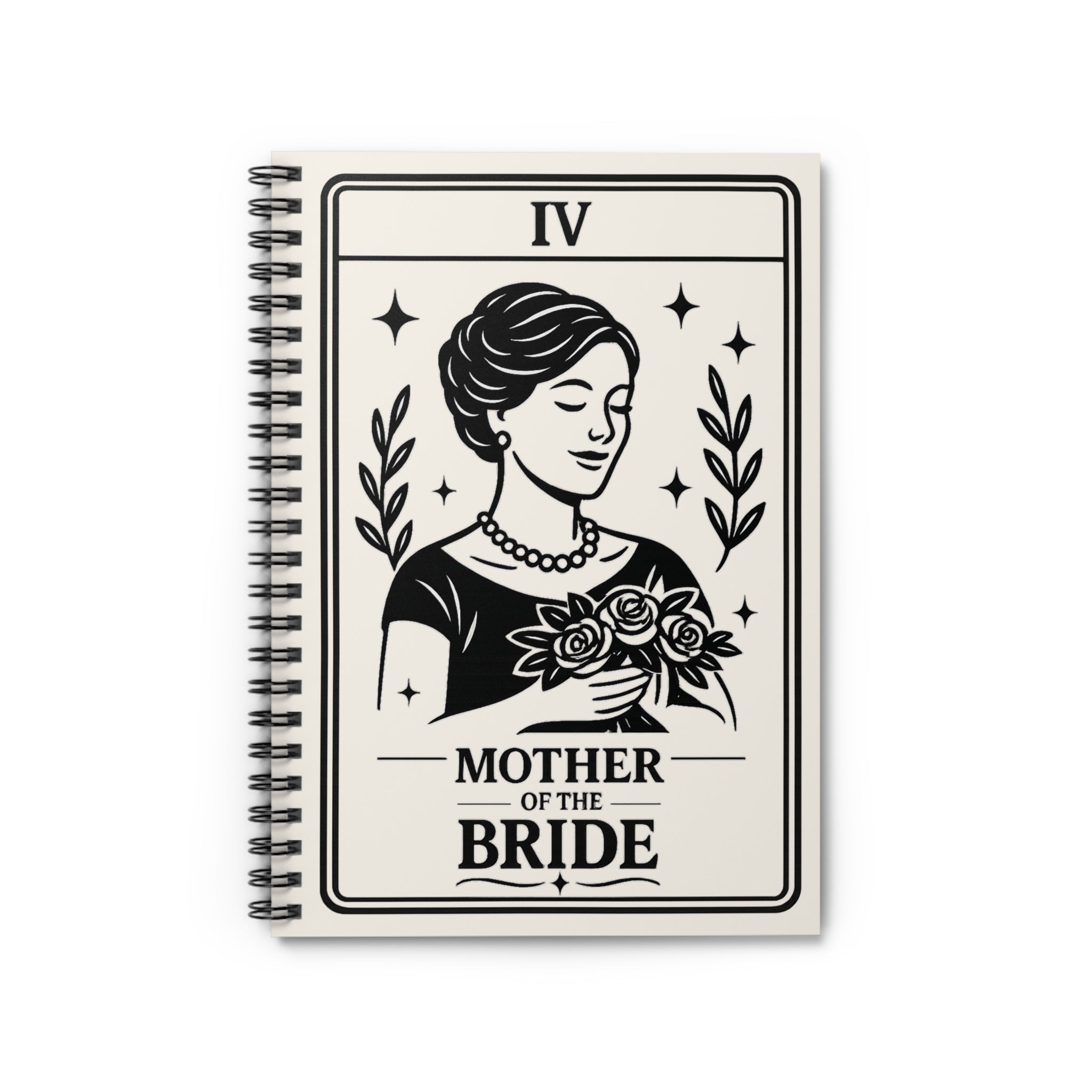 Mother of the Bride Spiral Notebook | Tarot Card Style Ruled Journal