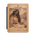 Capricorn Zodiac Tarot Illustration Kindle Case | The Leader astrology cover
