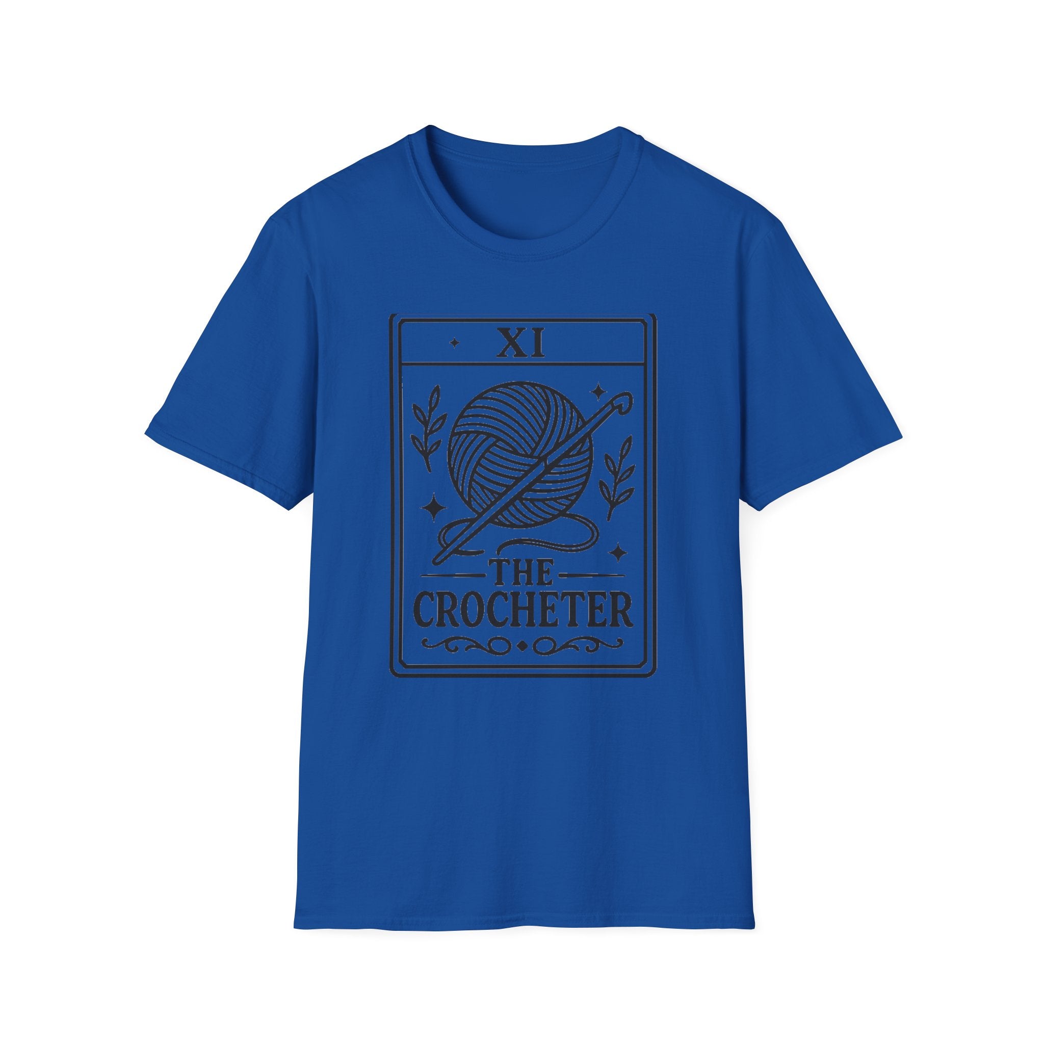 The Crocheter T-Shirt | Yarn Ball & Hook Illustration, Crochet Lover Tee