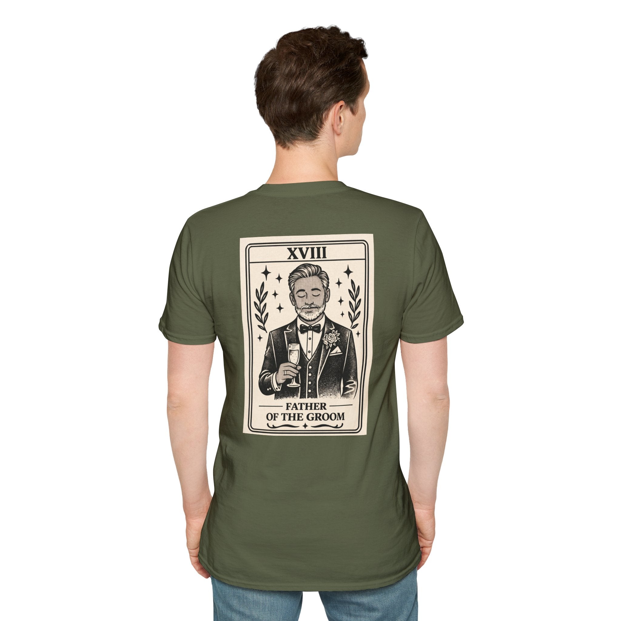 Father of the Groom T-Shirt | Tarot Card Illustration, Wedding Party Shirt