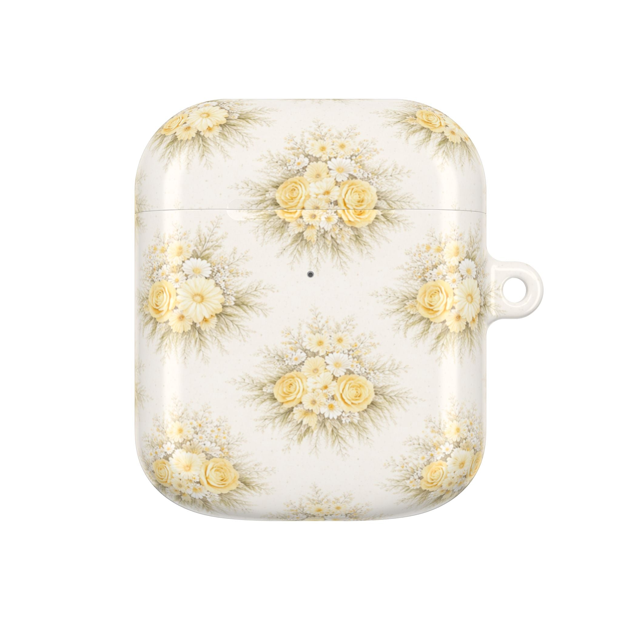 Yellow Rose Bouquet AirPod Case | Vintage Floral Pattern
