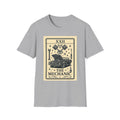 Tarot Mechanic Illustration T-Shirt | The Mechanic card, car engine tools