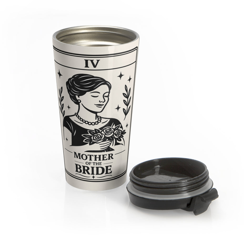 Mother of the Bride Travel Mug | Wedding Tarot Card Illustration