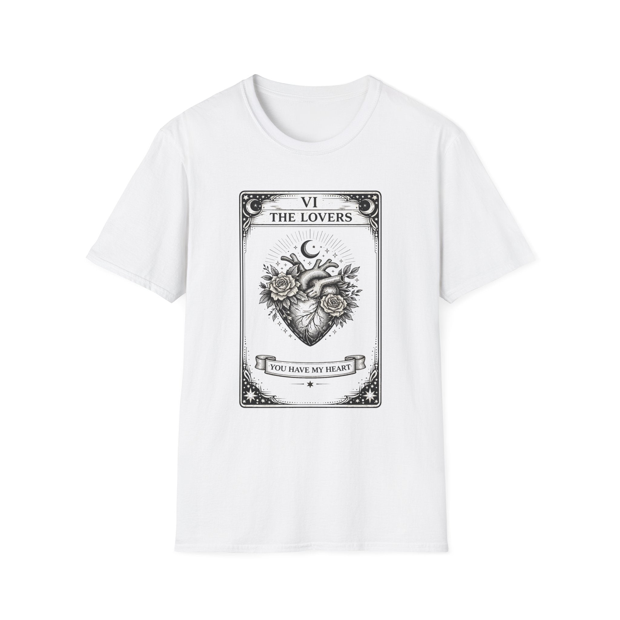 The Lovers Tarot Shirt You Have My Heart T Shirt Romantic Gift Vintage Tarot Graphic Tee