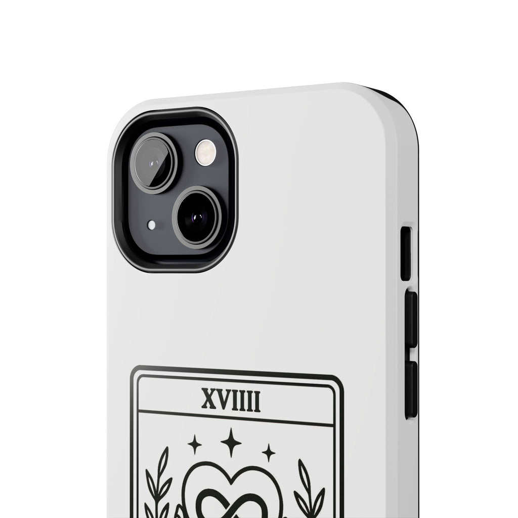 The Advocate tarot card Phone Case | infinity heart hands design