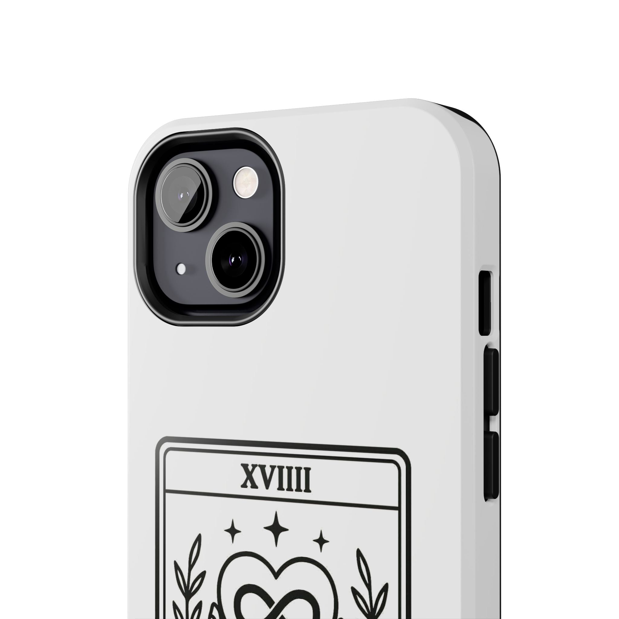 The Advocate tarot card Phone Case | infinity heart hands design