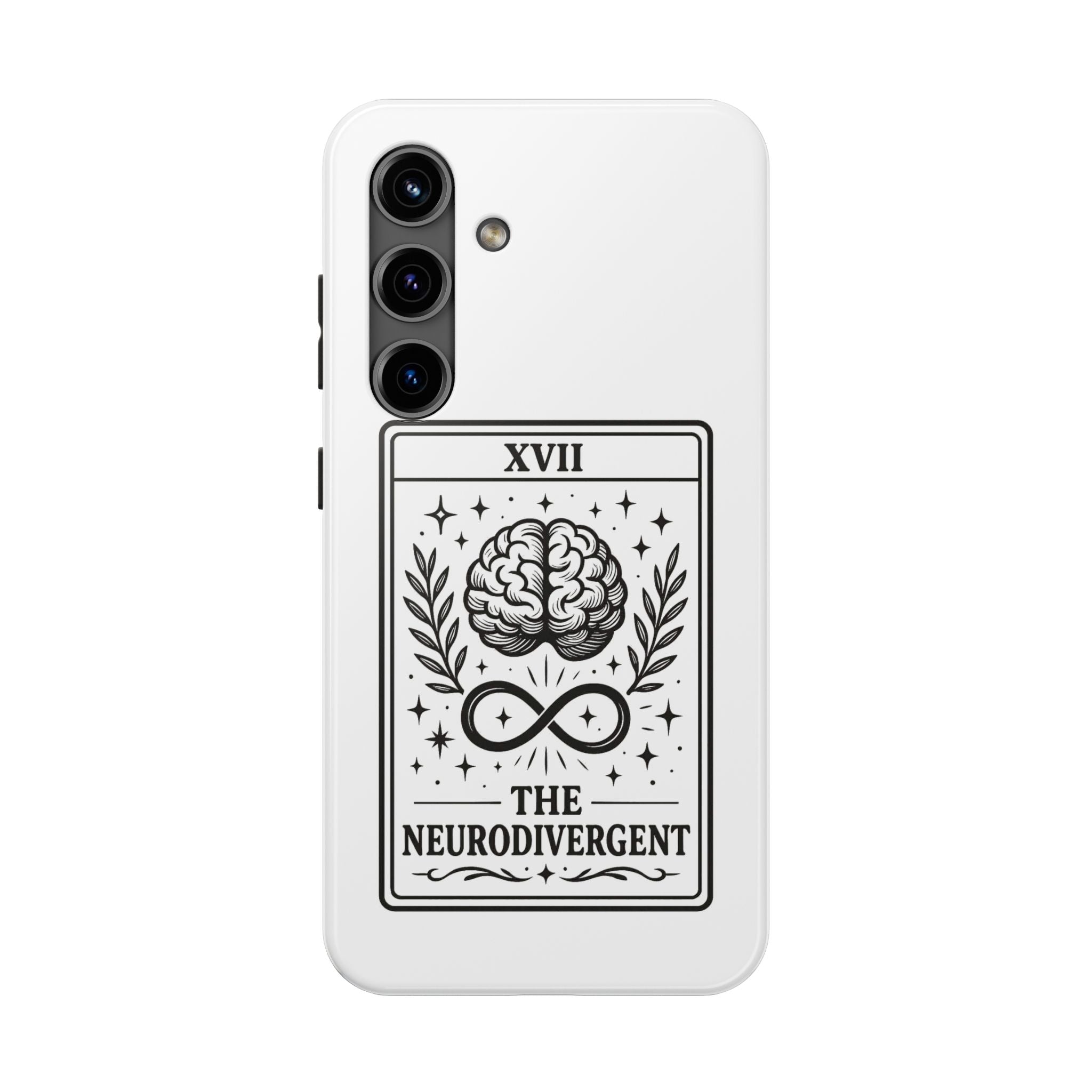 The Neurodivergent Tarot Brain phone case | iPhone Samsung tough case