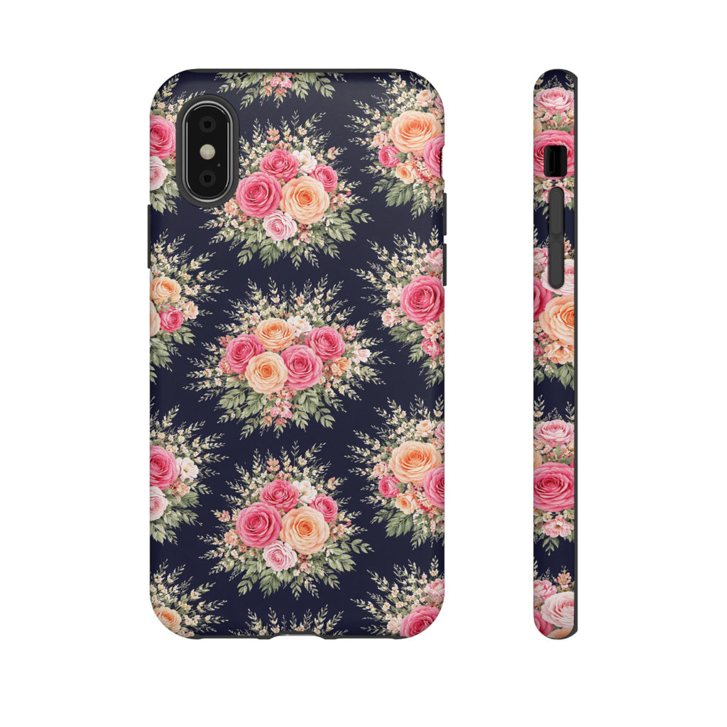 Vintage Rose Bouquet Phone Case | Floral iPhone Cover