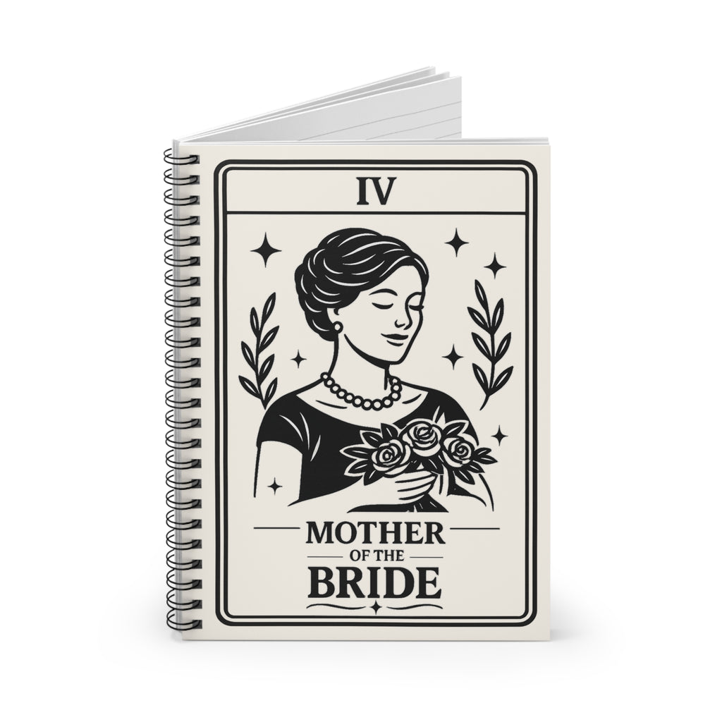Mother of the Bride Spiral Notebook | Tarot Card Style Ruled Journal