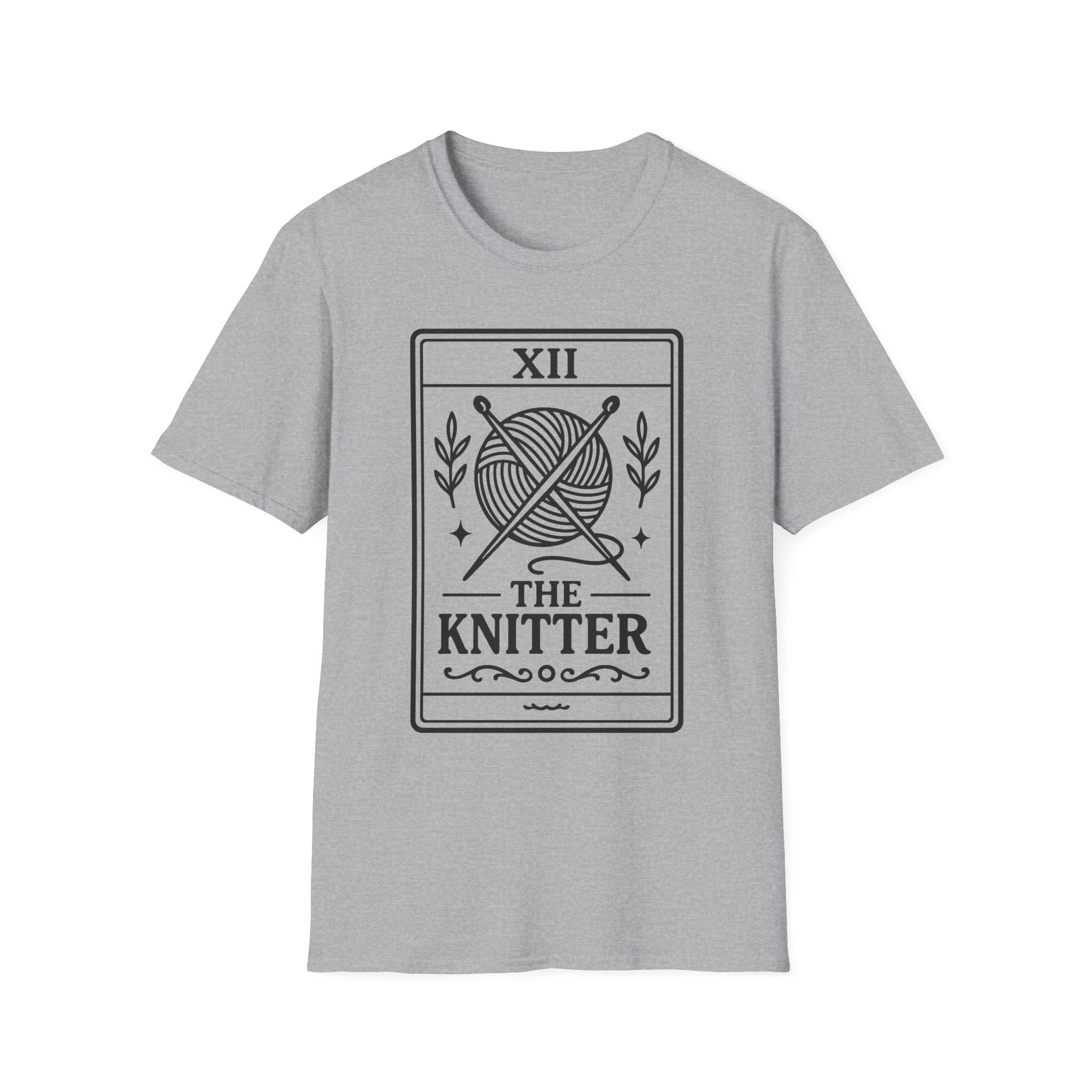 Knitter Shirt Tarot Card, Knitting Gift, Yarn Lover Shirt, Knitting Lover Tee, Knit Gift Idea, Craft Shirt, Knitter Aesthetic