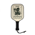Veteran Soldier Illustration Pickleball Paddle | Patriotic Pickleball Kit