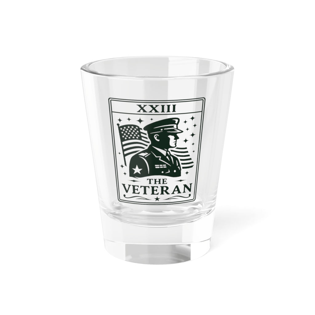 The Veteran Shot Glass | Military Tribute 1.5oz