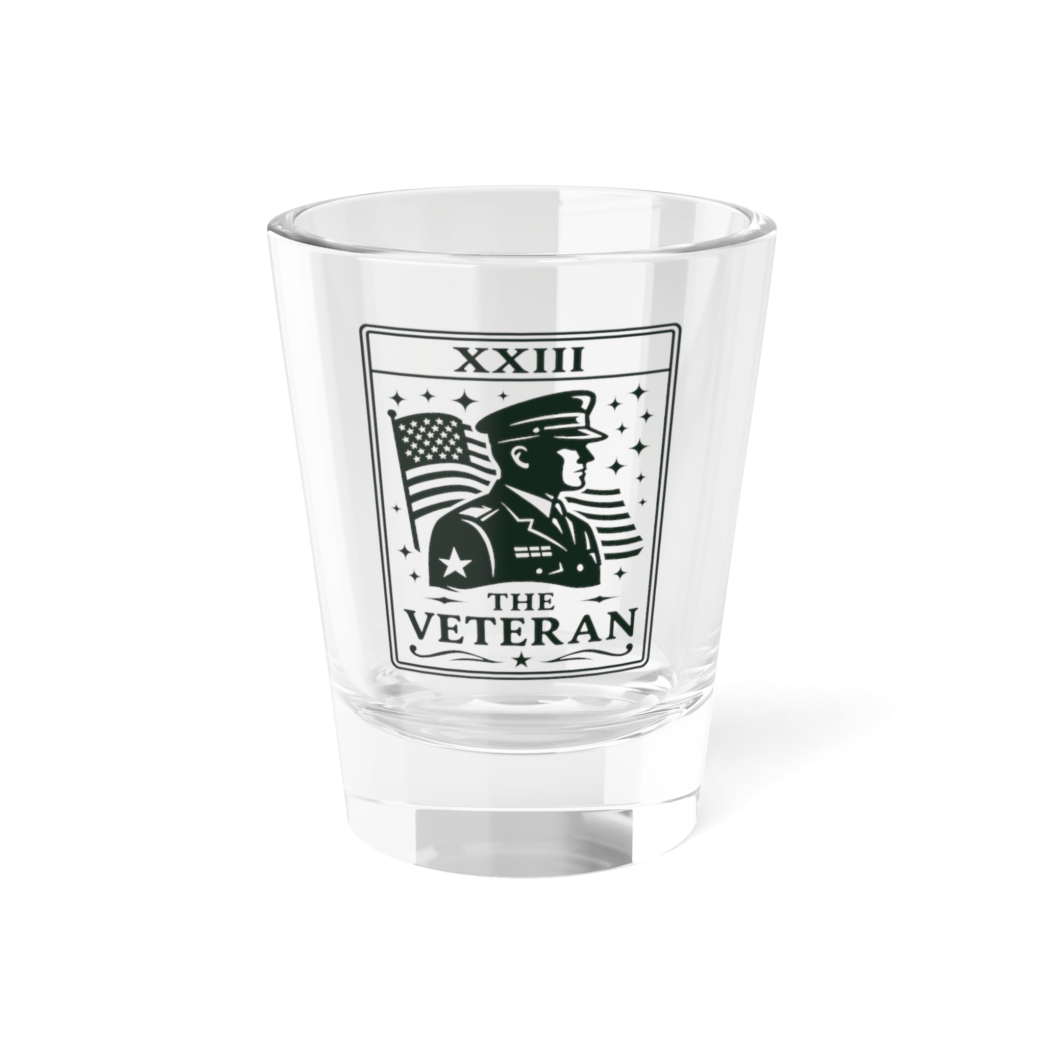 The Veteran Shot Glass | Military Tribute 1.5oz