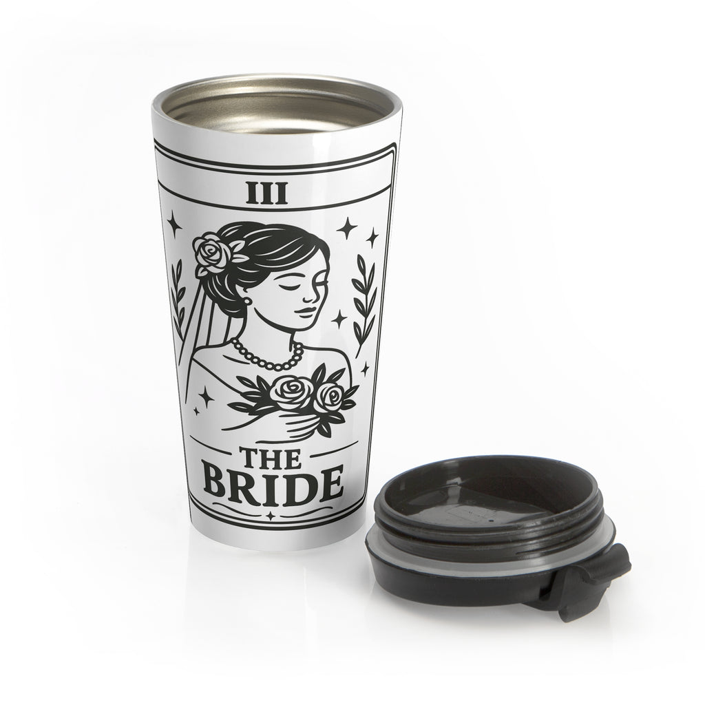 Bride Tarot Illustration Travel Mug | Stainless Steel Bridal Mug