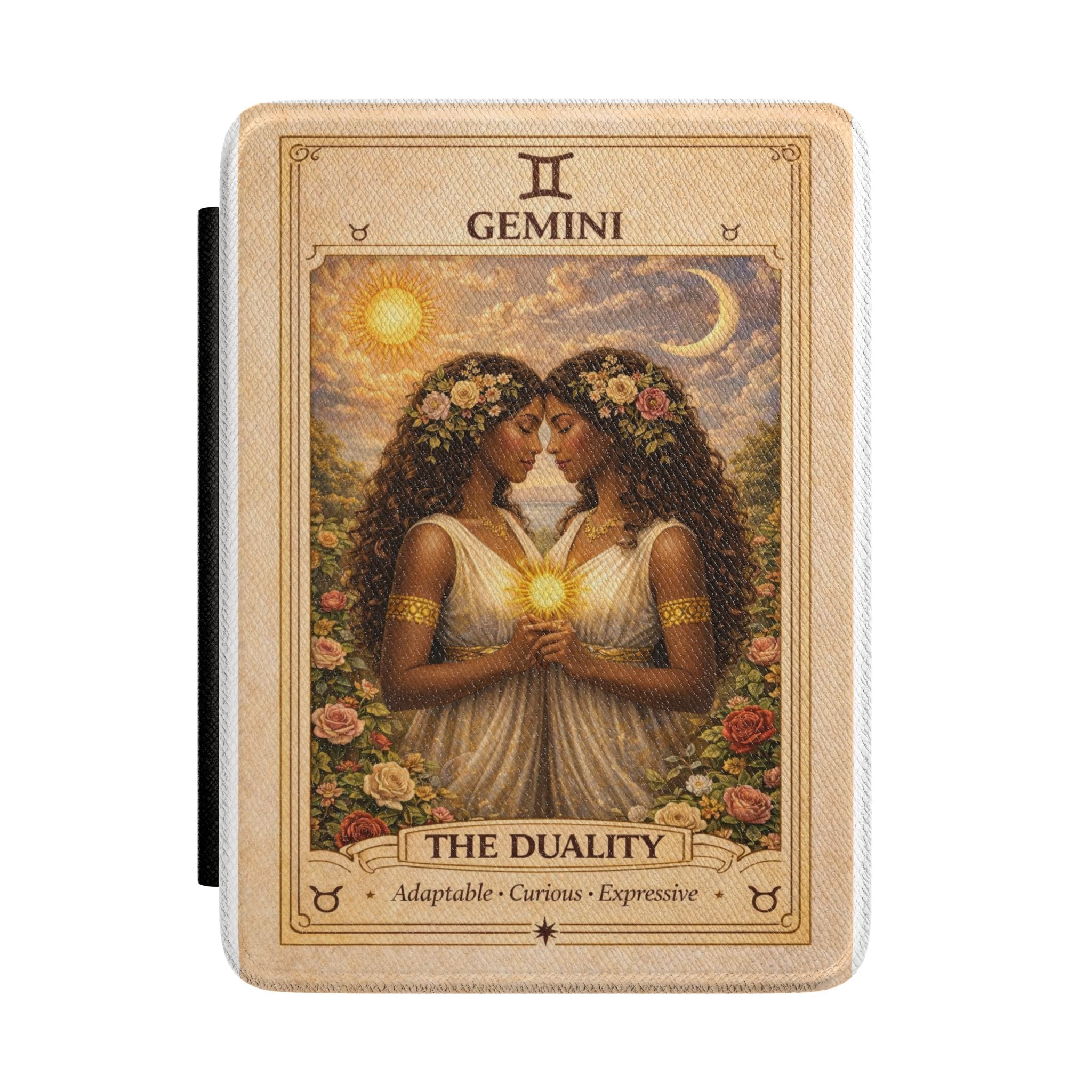Gemini Tarot The Duality Kindle Case | Astrological Zodiac Kindle Cover