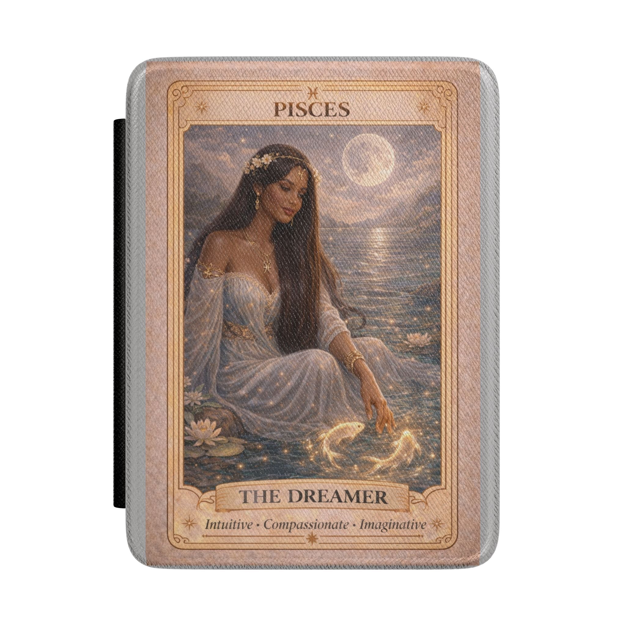 Pisces The Dreamer Tarot Artwork Kindle Case | Zodiac Kindle Cover
