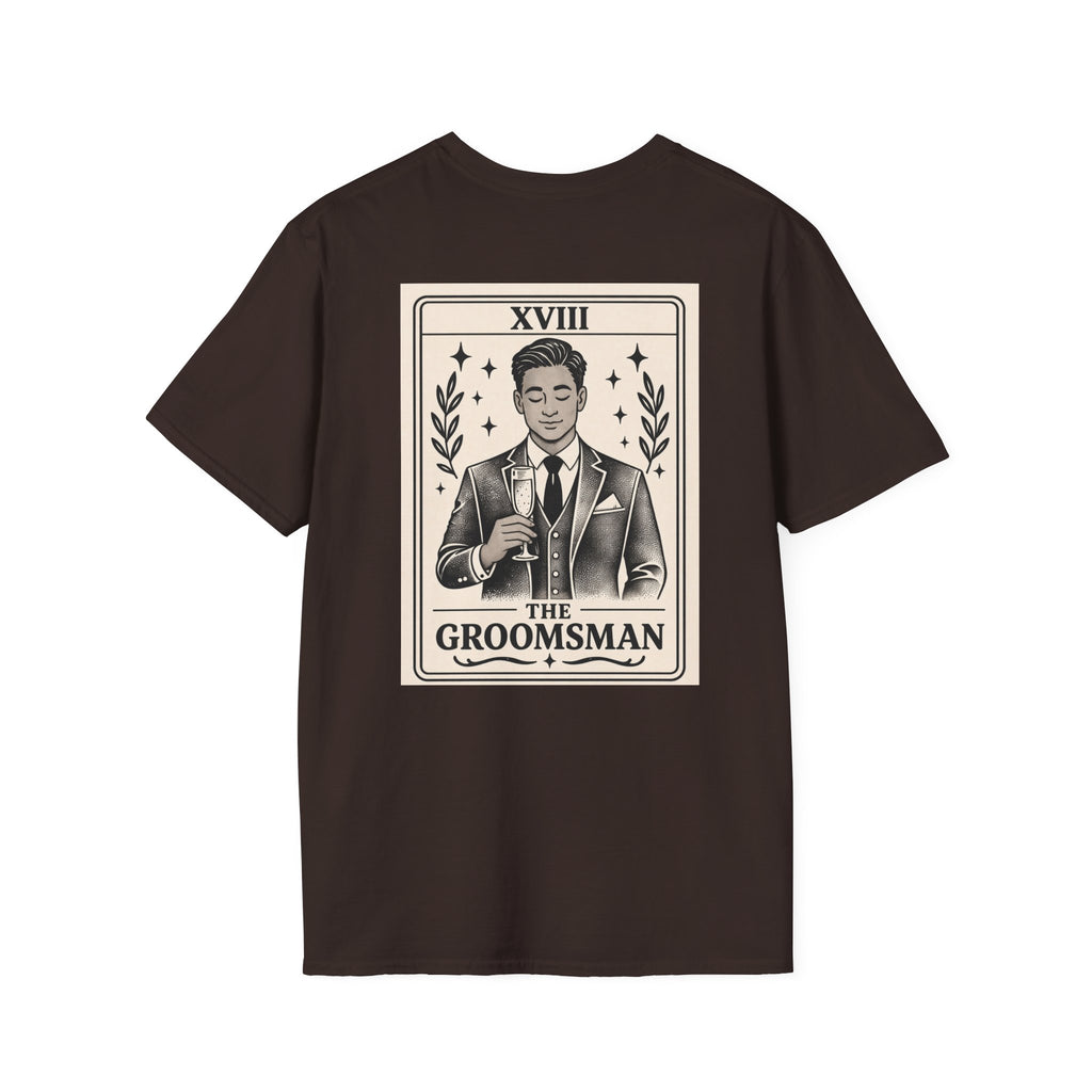 The Groomsman T-Shirt | Tarot Card Groom Illustration