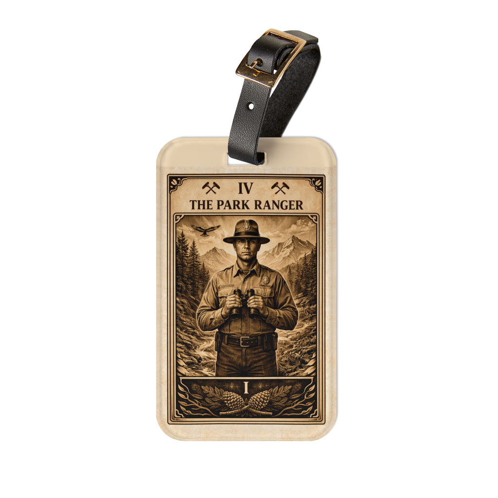 The Park Ranger Luggage Tag | Vintage National Park Illustration