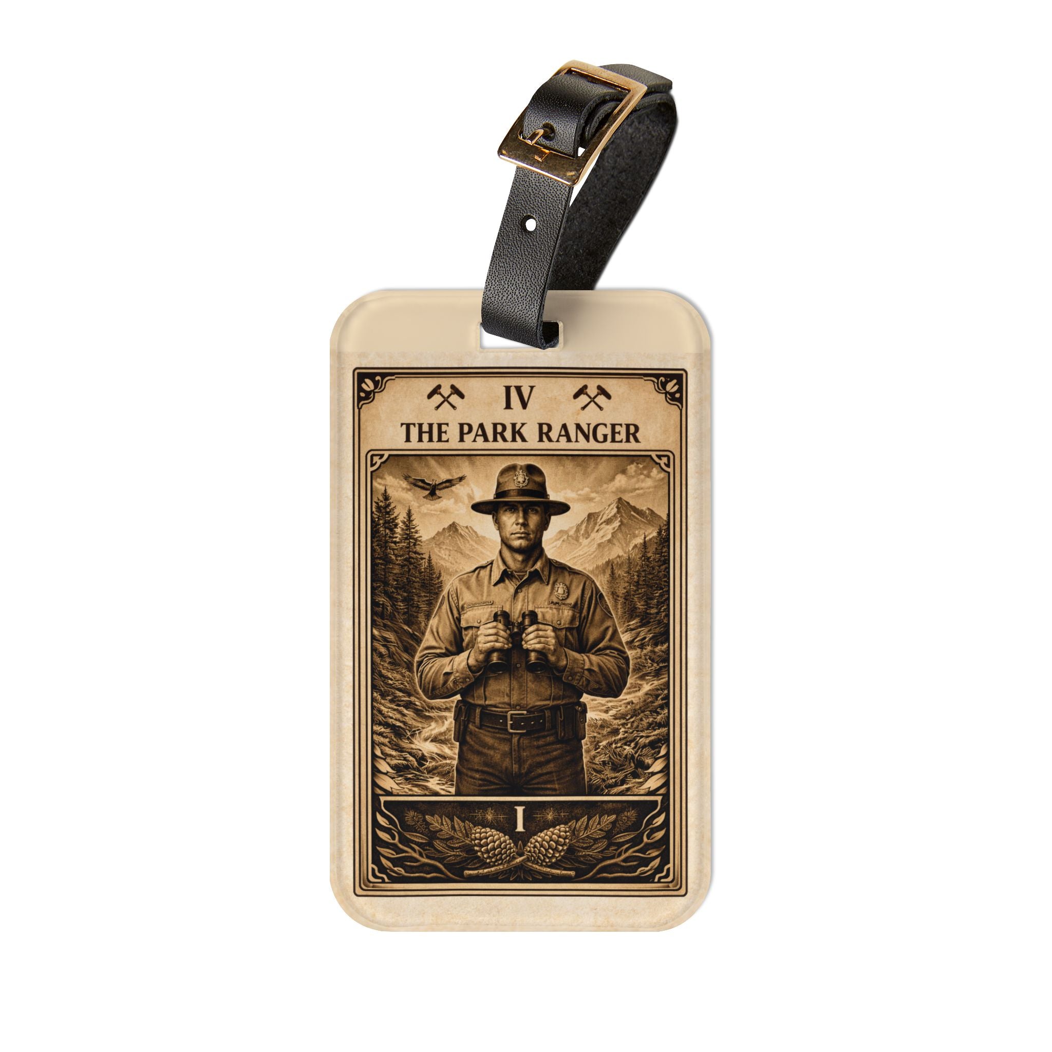 The Park Ranger Luggage Tag | Vintage National Park Illustration